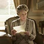 Maggie Smith as Violet, Dowager Countess of Grantham, in a scene from the final season of ?Downton Abbey.?
