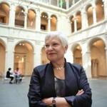 Martha Tedeschi, who has been named the new director of the Harvard Art Museums, in the courtyard of the museum complex.