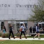 Boston University said early Wednesday that three undergraduate students have been diagnosed with the mumps virus.