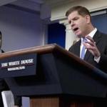 Boston Mayor Martin Walsh addressed the media at the White House in January.