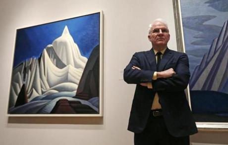 ?The Idea of North: The Paintings of Lawren Harris? was curated for the Museum of Fine Arts by Steve Martin ? yes, that Steve Martin.
