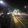 Late-night riders waited for a Green Line train to arrive last year.