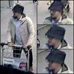 epa05233579 A composite handout photograph provided by Belgian Federal Police on 28 March 2016 shows CCTV grabs of a suspect in the Zaventem airport attack in Brussels, Belgium 22 March 2016. A surveillance camera at Zaventem airport in Brussels captured footage of the alleged perpetrators of the explosions that took place 22 March. Belgian police issued CCTV footage on 28 March 2016 in an attempt to identify the third suspect, dressed in a white jacket and wearing a black hat. EPA/BELGIAN FEDERAL POLICE / HANDOUT BEST QUALITY AVAILABLE HANDOUT EDITORIAL USE ONLY/NO SALES HANDOUT EDITORIAL USE ONLY/NO SALES