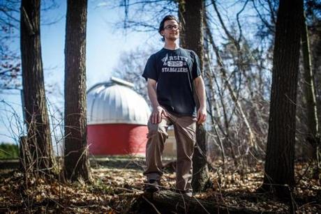 UMass Amherst senior Kevin Harrington helped discover some of the brightest galaxies in the universe.
