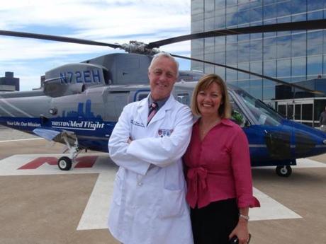 Dr. Suzanne Wedel followed her husband, Dr. Alasdair Conn, as chief executive of Boston MedFlight. She is credited with expanding the scope of the air ambulance service.
