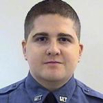 FILE - This undated photo provided by the Middlesex District Attorney's Office shows Massachusetts Institute of Technology Police Officer Sean Collier, 26, of Somerville, Mass. Investigators said Collier was shot to death Thursday, April 18, 2013 on the school campus in Cambridge, Mass., by Boston Marathon bombing suspects Tamerlan and Dzhokhar Tsarnaev in a botched attempt to obtain his gun several days after the twin explosions. Collier will be remembered on the first anniversary of his death in a ceremony at MIT Friday morning, April 18, 2014. (AP Photo/Middlesex District Attorney's Office, File)