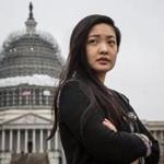 Washington, DC, MAR14: Amanda Nguyen, 24, a State Department liaison to the White House, also in training to be an astronaut, helped craft a bill that could change how the US handles sexual assaults. Nguyen became an activist because of her own struggle with the legal system that nearly destroyed her rape kit. Photo by Evelyn Hockstein