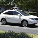 A Google self-driving car on a test drive in Mountain View, Calif., in 2014.