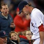 Red Sox starter Clay Buchholz heard it from a fan after he was lifted in the sixth inning Tuesday.