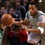 Boston, MA - 03/11/16 - (1st quarter) Boston Celtics guard Evan Turner (11) heads up court after picking off a Houston pass during the first quarter. The Boston Celtics take on the Houston Rockets at TD Garden. - (Barry Chin/Globe Staff), Section: Sports, Reporter: Adam Himmelsbach, Topic: 12Celtics-Rockets, LOID: 8.2.2102723202.