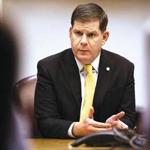 Boston Mayor Martin J. Walsh said no government official had contacted him about any investigation related to his time as head of the Boston Building Trades.