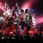 The Red Hot Chili Peppers, shown performing during the halftime show of Super Bowl XLVIII, are mentioned in a blog post that has gone viral.