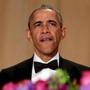 US President Barack Obama attended the White House Correspondents Association's annual dinner in Washington.