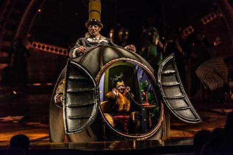 Cirque du Soleil brings ?Kurios: Cabinet of Curiosities?? to the big top at Suffolk Downs. 
