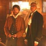 Adam Pally (left) and Yassir Lester in ?Making History.?