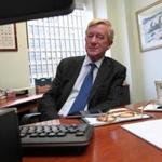 Former Governor of Massachusetts William F. Weld posed for a photo in his New York office.
