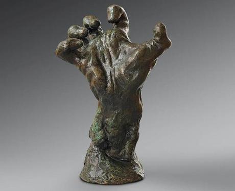 Rodin?s ?Large Clenched Hand,? on view at the Peabody Essex Museum. 
