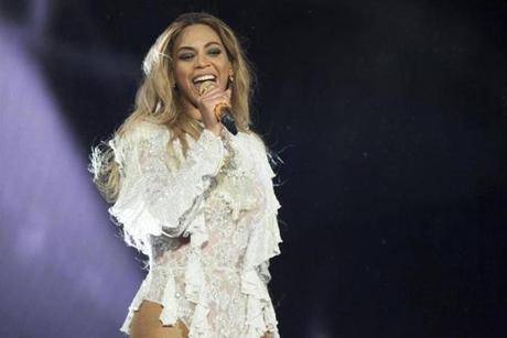 IMAGE DISTRIBUTED FOR PARKWOOD ENTERTAINMENT - Beyonce performs during the Formation World Tour at Commonwealth Stadium on Friday, May 20, 2016, in Edmonton, Alberta, Canada. (Photo by Daniela Vesco/Invision for Parkwood Entertainment/AP Images)
