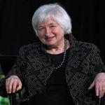 Federal Reserve Chair Janet Yellen smiled after being asked a question regarding the economy and interest rates during an event at Harvard University Friday. 