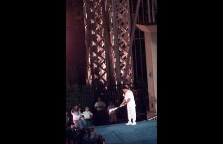 Ali lit the Olympic flame at the opening ceremonies for the 1996 Atlanta Olympics.
