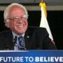Bernie Sanders spoke at a news conference in California on Monday.