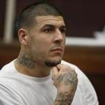Former Patriots tight end Aaron Hernandez appeared in court last year. 