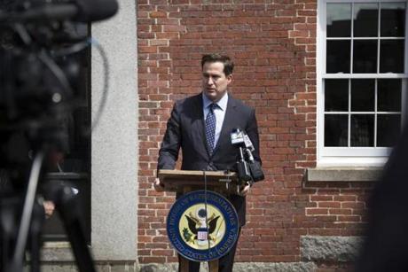 US Representative Seth Moulton has taken jabs at his own party, as well as Republicans.
