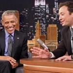 President Barack Obama laughed with host Jimmy Fallon on ?The Tonight Show.?