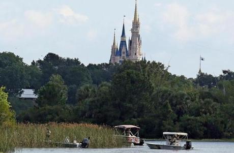 Authorities continued their search Wednesday morning for a 2-year-old boy who was dragged by an alligator into the water near Disney?s Grand Floridian Resorts & Spa in Lake Buena Vista, Fla. 
