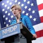 US Senator Elizabeth Warren spoke Saturday during the New Hampshire Democratic Party State Convention.