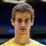 Dragan Bender, a professional Croatian basketball player currently playing for Maccabi Tel Aviv in the Israeli Basketball Super League poses for a photo after a training session at the Menora Mivtachim Arena in Tel Aviv on March 16, 2016. Bender's name is not yet well known beyond hardcore basketball fans, but that may soon change. Bender is expected to be highly sought after by US professional basketball teams in the coming months. / AFP PHOTO / JACK GUEZJACK GUEZ/AFP/Getty Images