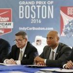 Officials were all smiles in May 2015 when announcing the IndyCar event.
