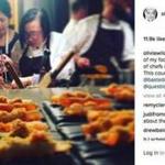 A picture posted on Instagram by actress Olivia Wilde of Flour chef Joanne Chang (center) prepping desserts at Questlove?s food salon.