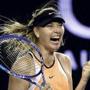 FILE - In this Jan. 24, 2016 file photo, Maria Sharapova of Russia celebrates after defeating Belinda Bencic of Switzerland in their fourth round match at the Australian Open tennis championships in Melbourne, Australia. Sharapova says she's headed to Harvard Business School while she serves a two-year doping ban. Representatives for Harvard and Sharapova didn't immediately comment Monday, June 27, 2016. (AP Photo/Aaron Favila, File)
