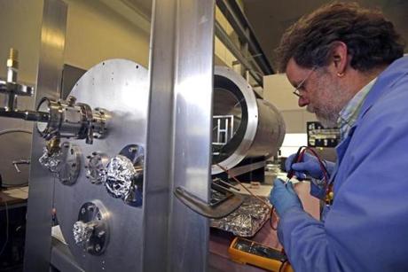 David Weaver, an electrical engineer,  conducted a thermal test on a prototype at Smithsonian Astrophysical Observatory. 
