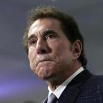 FILE - This March 15, 2016, file photo, shows casino mogul Steve Wynn at a news conference in Medford, Mass. Elaine Wynn, the ex-wife of Steve Wynn, wants a Nevada court to give her control of more than $900 million worth of company stock restricted by a shareholders? agreement five years ago. Elaine Wynn filed documents Monday, March 28, 2016, in Clark County District Court alleging her ex-husband breached contractual promises made after the couple divorced in 2009. (AP Photo/Charles Krupa, File)