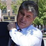 Former Bruins defenseman Ray Bourque entered Lawrence District Court Wednesday. 