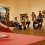 A group on a recent Thursday at the Worcester Art Museum during a nude-figure drawing studio time.