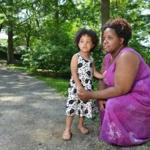Tanya Nixon-Silberg, a Boston children?s safety advocate, with daughter Myla Silberg, 3.
