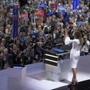 Melania Trump waved to the delegates after her speech at the Republican National Convention Monday. A campaign spokesman said. ?We don?t believe there?s anything in that speech that doesn?t reflect her thinking.?