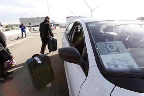 UberX cars are charged $4 for each pickup and each drop-off at Los Angeles International Airport.
