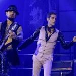 Jane's Addiction?s Dave Navarro (left) and Perry Farrell in Madrid in June.