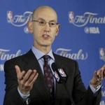 FILE- In this June 2, 2016, file photo, NBA commissioner Adam Silver speaks during a news conference before Game 1 of basketball's NBA Finals between the Golden State Warriors and the Cleveland Cavaliers in Oakland, Calif. NBA owners made no decision Tuesday, July 12, after a lengthy debate about moving next year's All-Star Game from Charlotte because of North Carolina's law limiting protection for LGBT people. (AP Photo/Jeff Chiu, File)