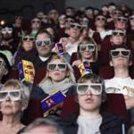 New technology may someday allow moviegoers to watch 3-D movies without the aid of plastic glasses.