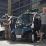 MIT researchers and Ford will roll out three on-demand electric vehicle shuttles at the school in September. 