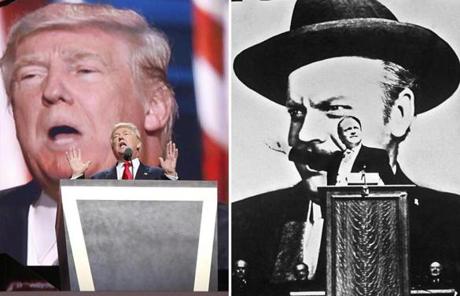 Donald Trump has claimed Orson Welles?s classic 1941 film ?Citizen Kane is his favorite movie.
