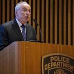 FILE PHOTO - New York City Police Commissioner William J. Bratton speaks about terrorism at the NYPD Shield Conference in the Manhattan borough of New York December 16, 2015. REUTERS/Darren Ornitz/File Photo