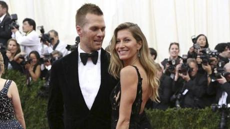 Tom Brady and Gisele Bundchen at the Metropolitan Museum of Art gala in New York in 2014.
