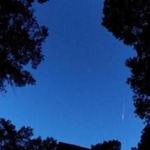 A meteor streaked across the dawn sky in Norfolk during last year?s shower. 