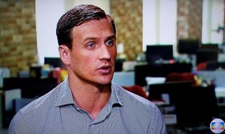 In this still image from video Olympic gold medallist swimmer Ryan Lochte of the U.S. gives an interview to Globo TV at their studios in New York City, August 20, 2016. Courtesy Globo TV via REUTERSATTENTION EDITORS - THIS PICTURE WAS PROVIDED BY A THIRD PARTY. FOR EDITORIAL USE ONLY. NO RESALES. NO ARCHIVE. BRAZIL OUT. NO COMMERCIAL OR EDITORIAL SALES IN BRAZIL. TPX IMAGES OF THE DAY
